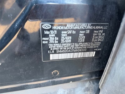 2021 Hyundai SANTA FE SEL