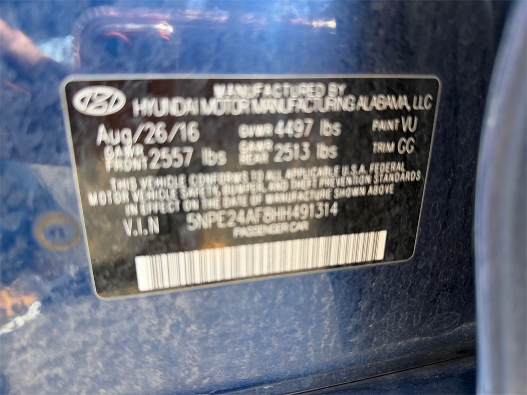 2017 Hyundai SONATA Base