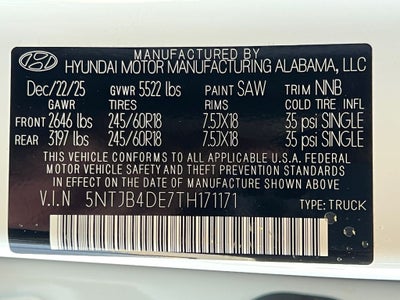 2026 Hyundai SANTA CRUZ SEL FWD