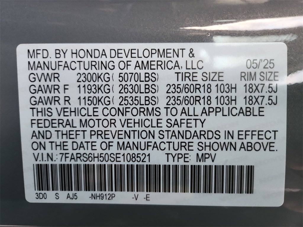 2025 Honda CR-V Hybrid Sport