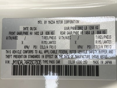 2024 Mazda Mazda MX-5 Miata RF Club