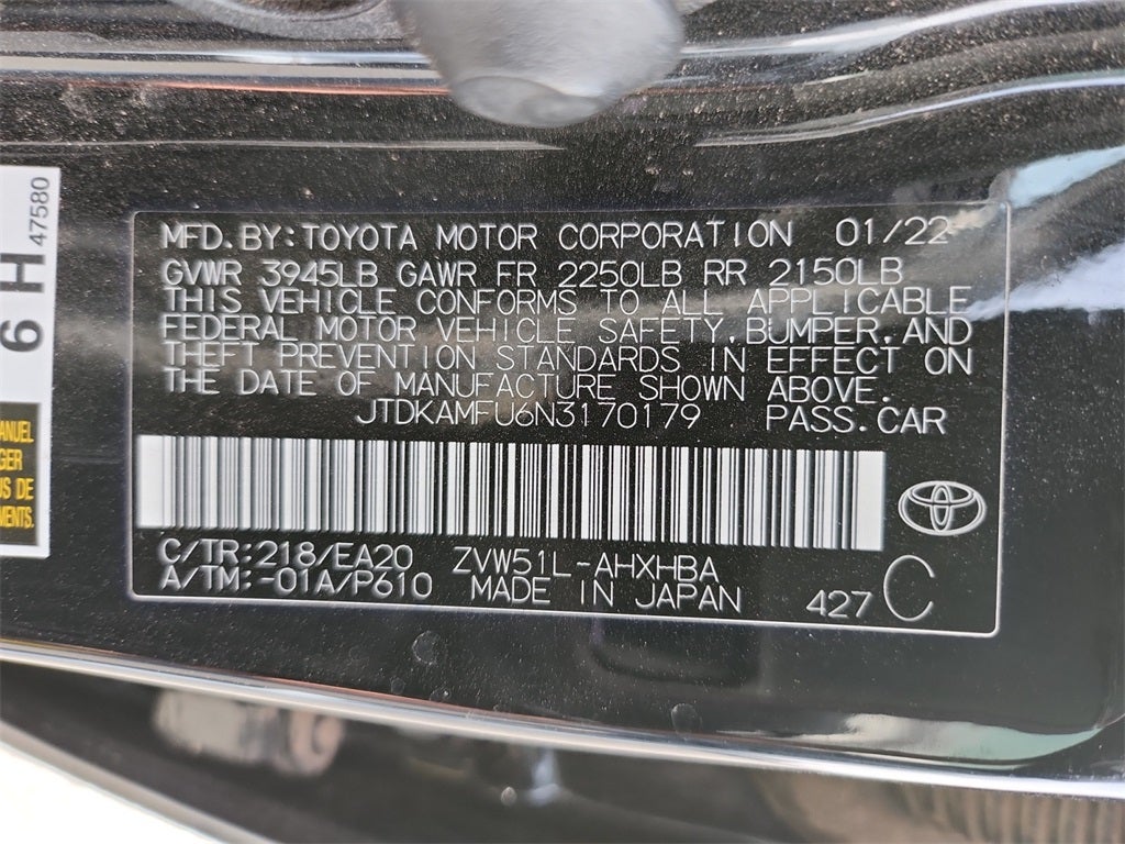 2022 Toyota Prius XLE