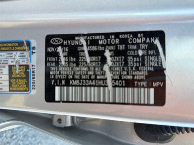 2017 Hyundai TUCSON SE Plus