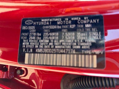 2026 Hyundai TUCSON PLUG-IN HYBRID SEL