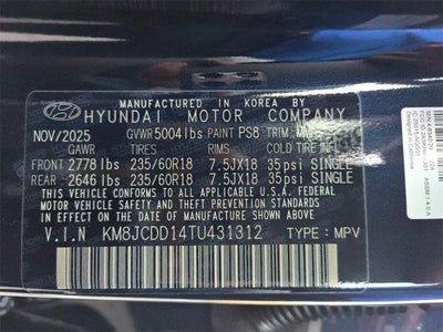 2026 Hyundai TUCSON HYBRID SEL Convenience