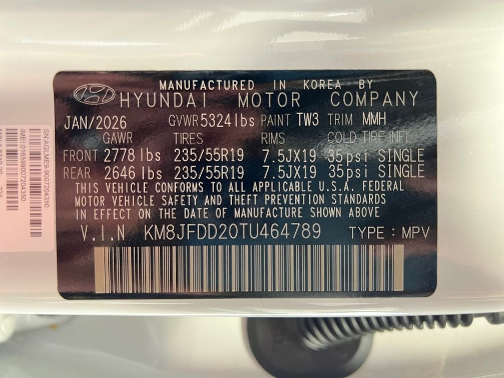 2026 Hyundai TUCSON PLUG-IN HYBRID Limited