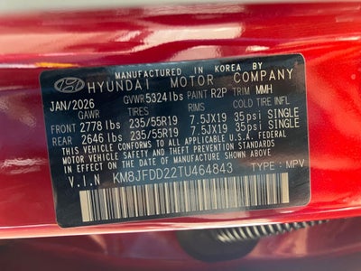 2026 Hyundai TUCSON PLUG-IN HYBRID Limited