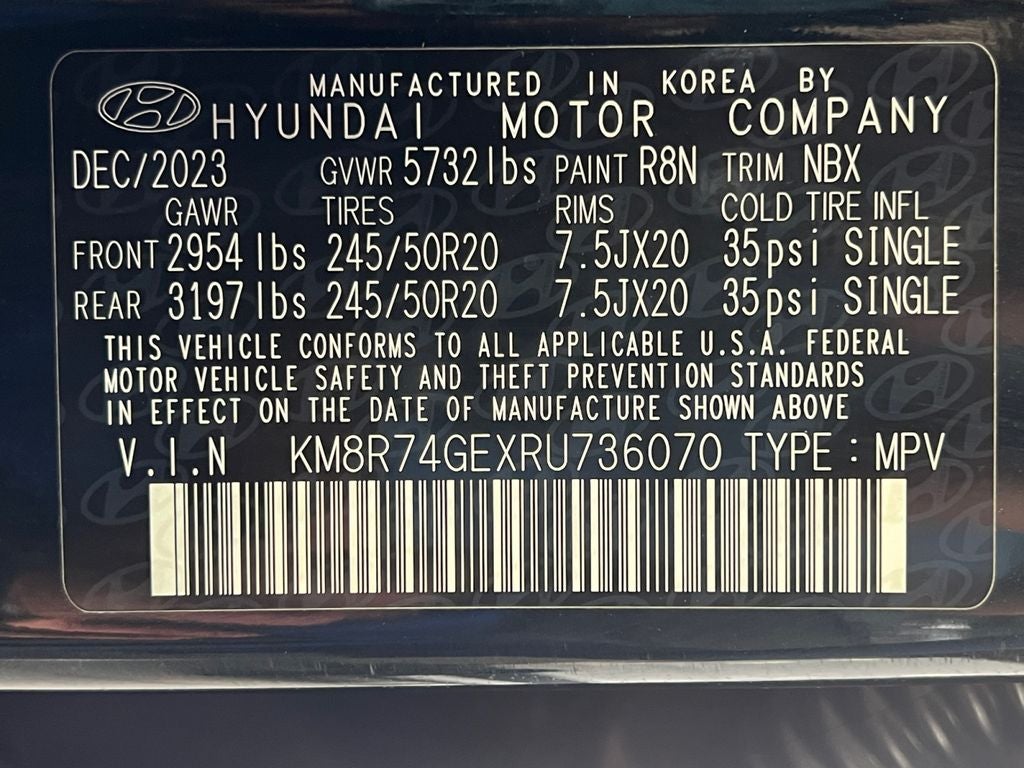 2024 Hyundai PALISADE Calligraphy