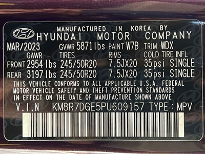 2023 Hyundai PALISADE Calligraphy