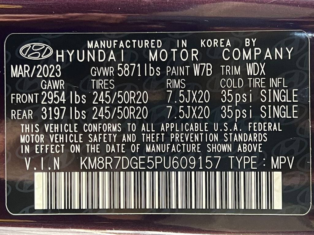 2023 Hyundai PALISADE Calligraphy