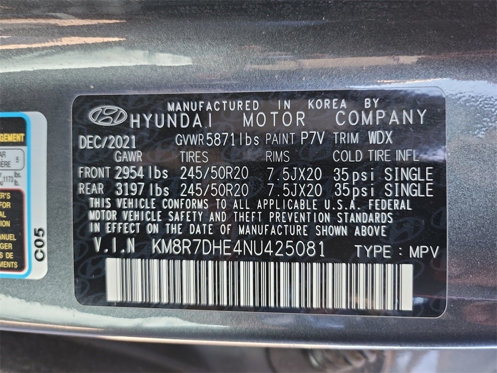 2022 Hyundai PALISADE Calligraphy