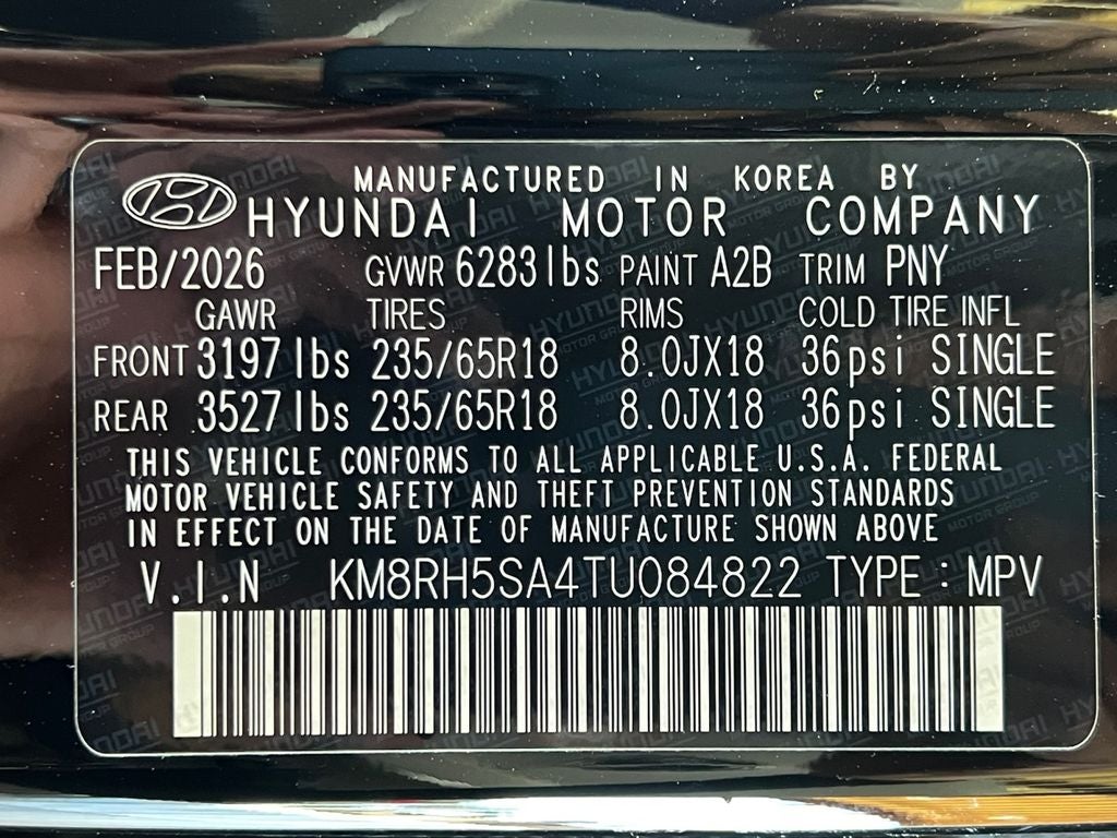 2026 Hyundai PALISADE HYBRID Blue SEL Premium 7P