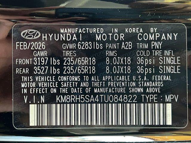 2026 Hyundai PALISADE HYBRID Blue SEL Premium 7P