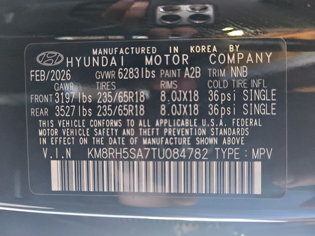 2026 Hyundai PALISADE HYBRID Blue SEL Premium 7P