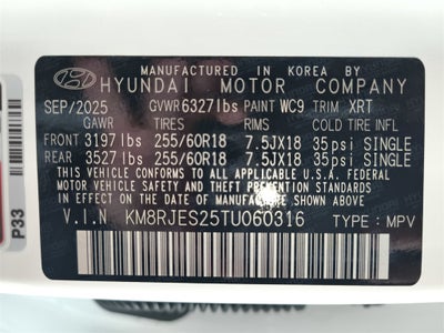 2026 Hyundai PALISADE XRT Pro