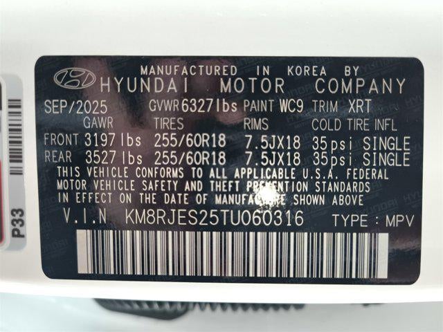 2026 Hyundai PALISADE XRT Pro