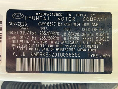 2026 Hyundai PALISADE Limited AWD