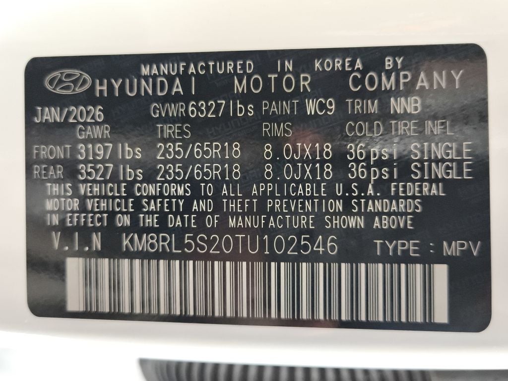 2026 Hyundai PALISADE SEL FWD