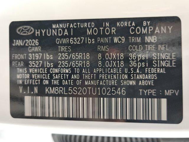 2026 Hyundai PALISADE SEL FWD