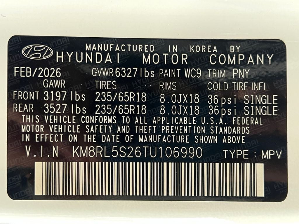 2026 Hyundai PALISADE SEL FWD