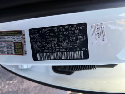 2026 Hyundai PALISADE Calligraphy FWD