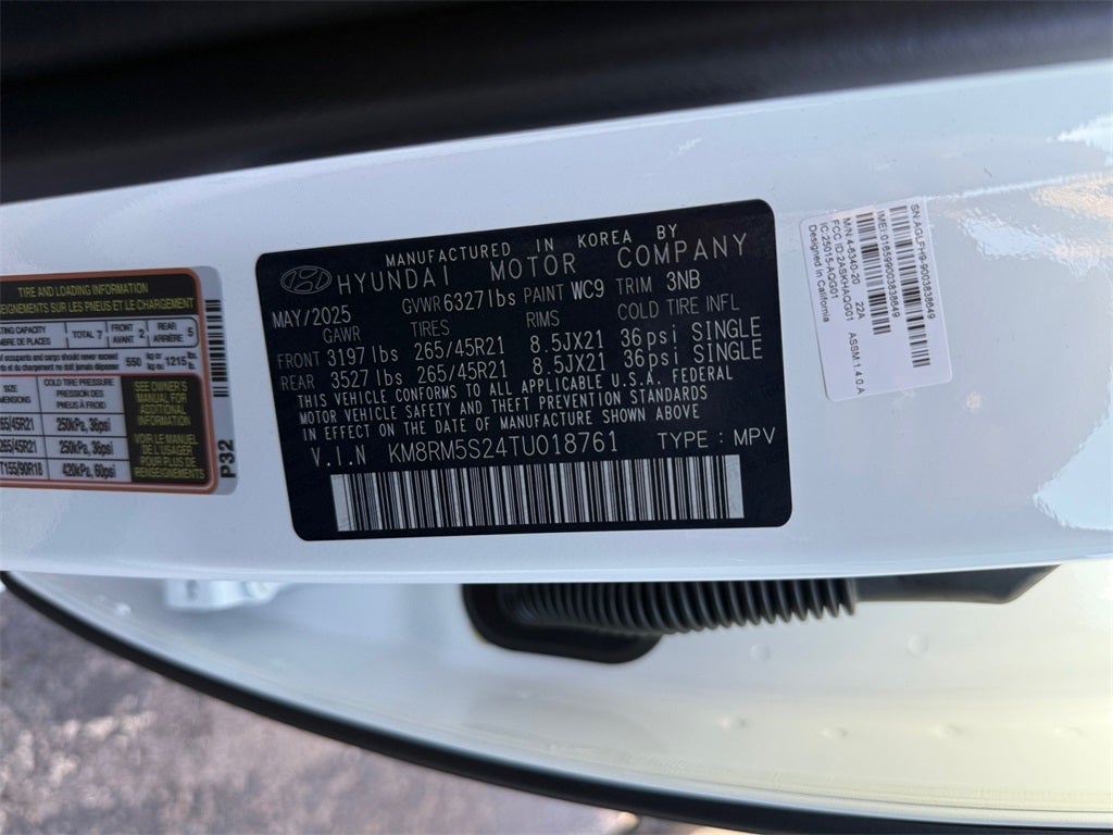 2026 Hyundai PALISADE Calligraphy FWD