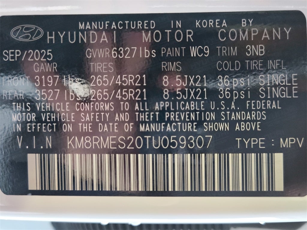 2026 Hyundai PALISADE Calligraphy AWD