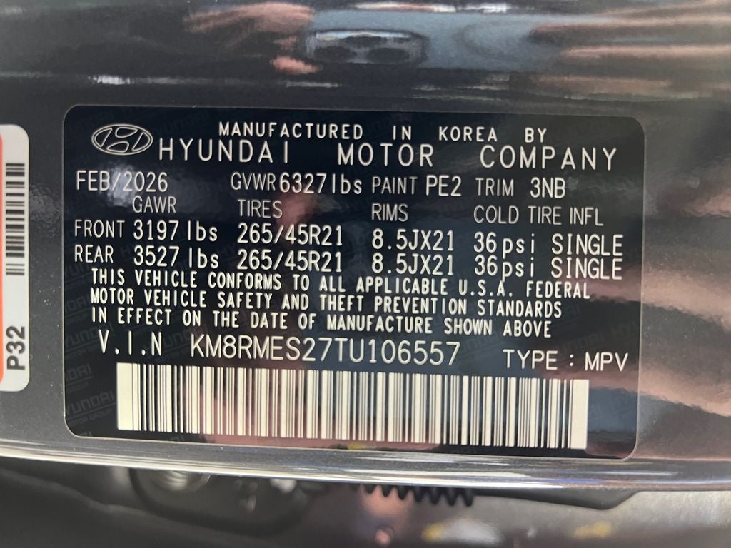 2026 Hyundai PALISADE Calligraphy AWD
