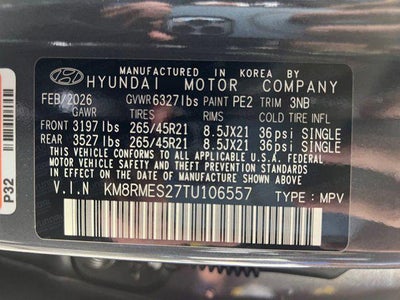 2026 Hyundai PALISADE Calligraphy AWD