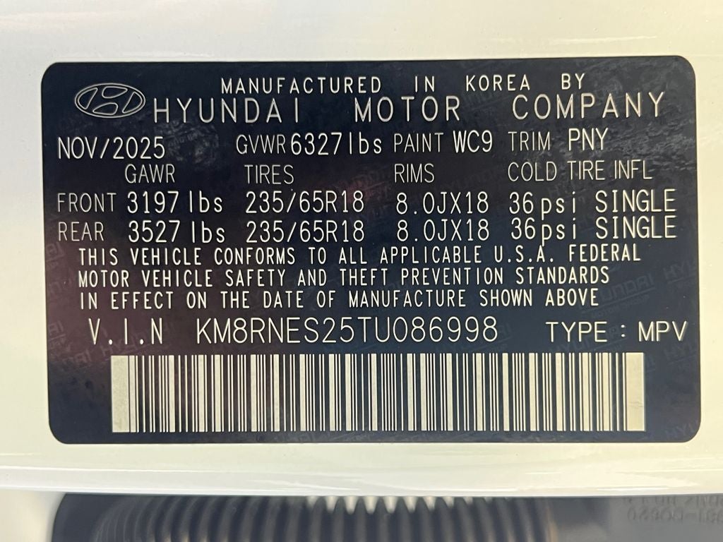 2026 Hyundai PALISADE SEL Premium AWD