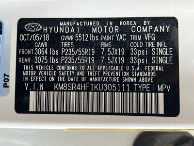 2019 Hyundai SANTA FE XL Limited