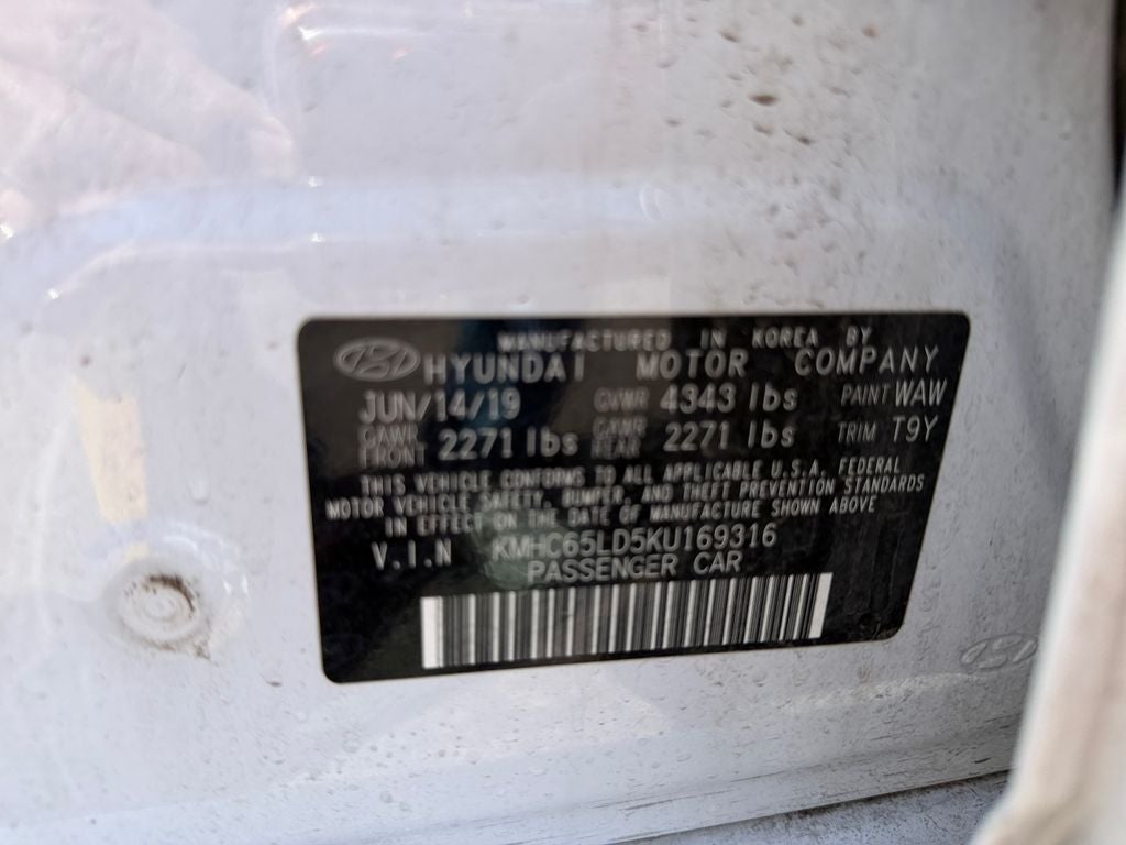 2019 Hyundai IONIQ PLUG-IN HYBRID Base