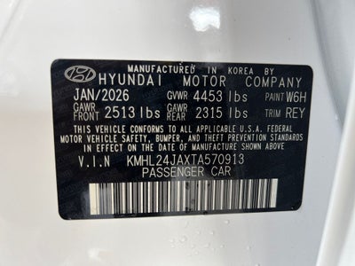 2026 Hyundai SONATA SE