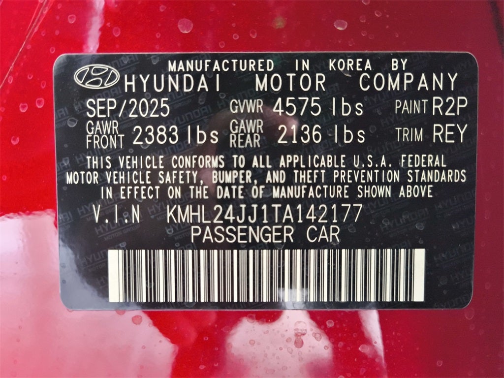 2026 Hyundai SONATA HYBRID Blue