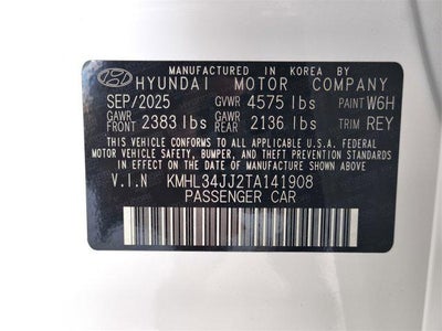 2026 Hyundai SONATA HYBRID SEL