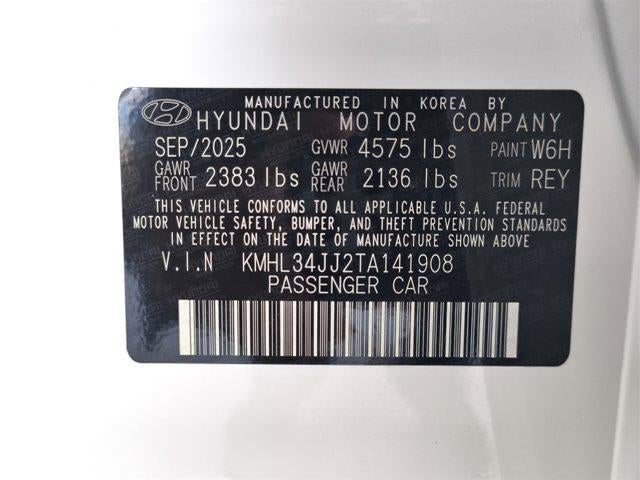 2026 Hyundai SONATA HYBRID SEL