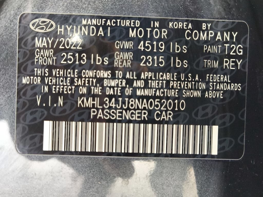 2022 Hyundai SONATA HYBRID SEL