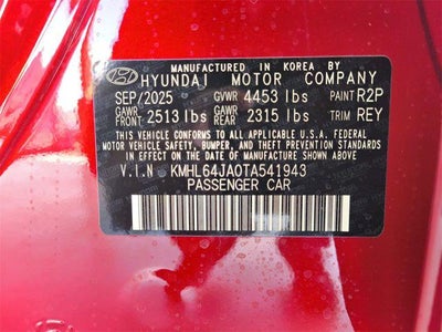 2026 Hyundai SONATA SEL Sport