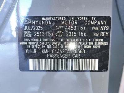 2026 Hyundai SONATA SEL Sport