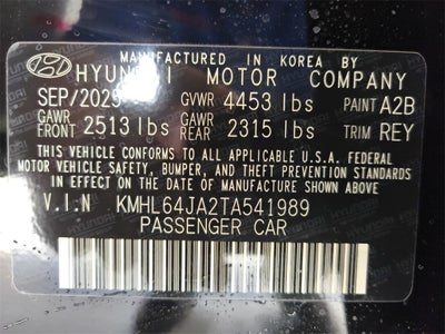 2026 Hyundai SONATA SEL Sport