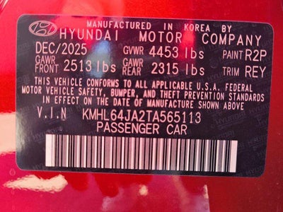 2026 Hyundai SONATA SEL Sport