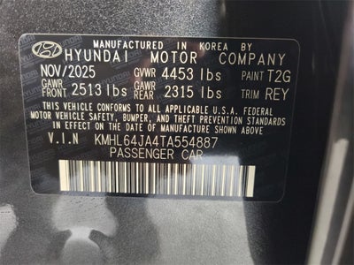 2026 Hyundai SONATA SEL Sport