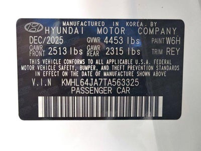 2026 Hyundai SONATA SEL Sport