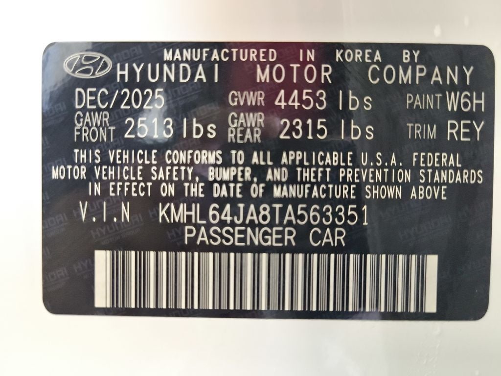 2026 Hyundai SONATA SEL Sport