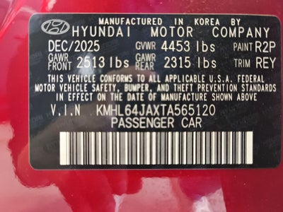 2026 Hyundai SONATA SEL Sport