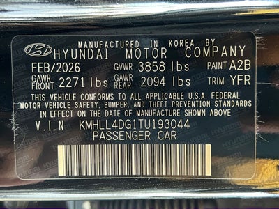 2026 Hyundai ELANTRA SE