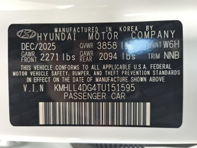 2026 Hyundai ELANTRA SE