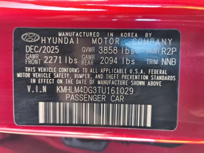 2026 Hyundai ELANTRA SEL Sport