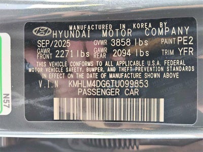 2026 Hyundai ELANTRA SEL Sport