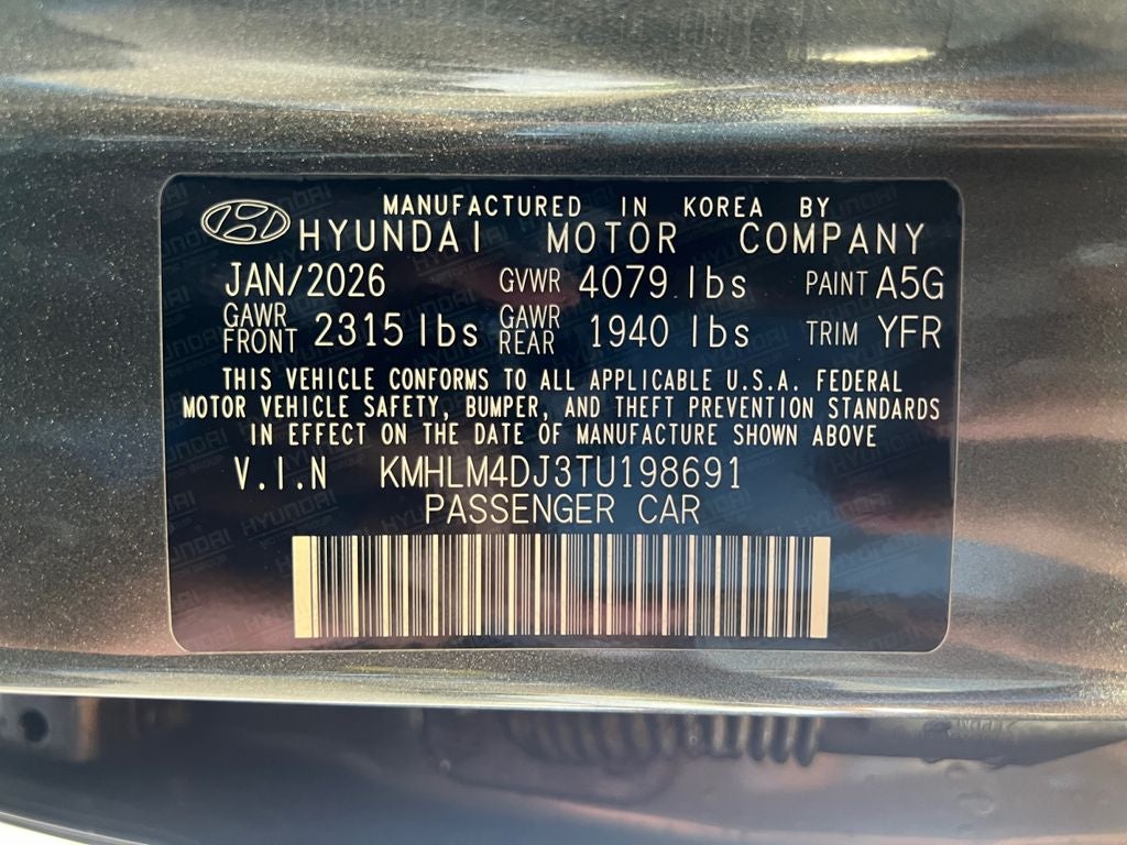 2026 Hyundai ELANTRA HYBRID SEL Sport